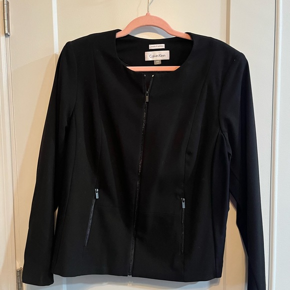 Calvin Klein Women's Black Blazer - Picture 1 of 5